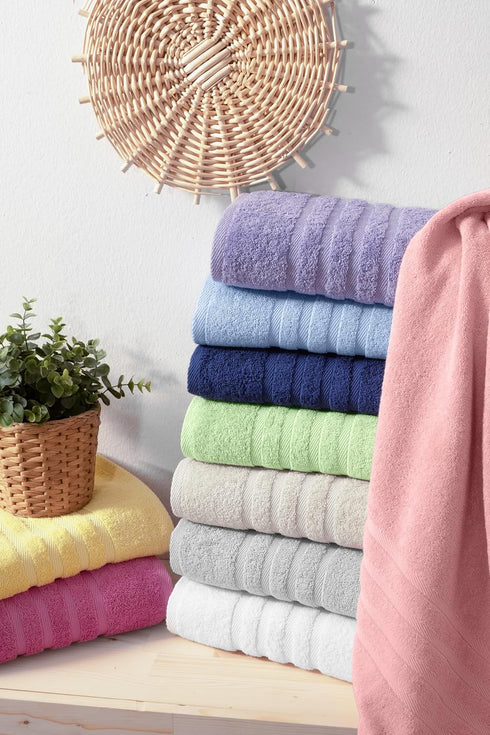 Rosyn Home 6 Set 2 2 2 100% Hotel and Spa Quality Piece Bath Towel Bath Towel Hand Towel Washcloth Soft Turkish Cotton
