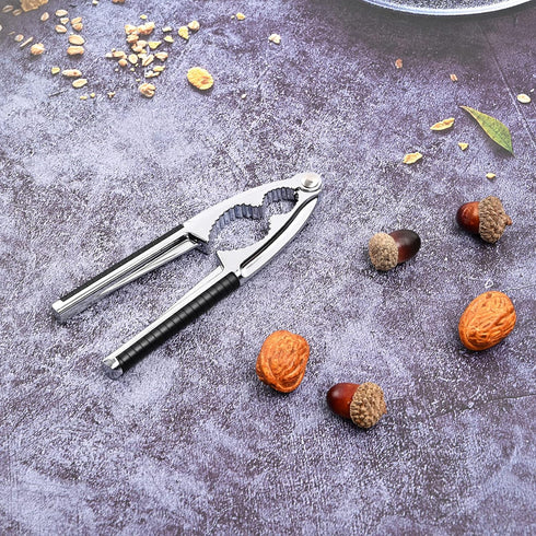 2 Nut Crackers Walnut Cracker Heavy Duty Shell Cracker with PCS Forks/Picks Stainless Steel Seafood Crackers Nutcracker