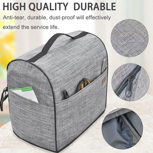 Stand Mixer Cover for KitchenAid Mixer, Dust Cover with Zipper Pocket for 4.5-5Qt Mixer Accessories, KitchenAid