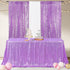 Poise3EHome Lavender Sequin Tablecloth 50×72 Inch Rectangle Sparkly Fabric Overlay for Wedding Birthday Party Decoration