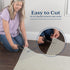 Veken 3x5 Rug Pad Gripper for Hardwood Floors, Non Slip Rug Pads for Area Rugs, Thick Anti Skid Mat for Tile Floors