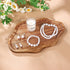 Small Decorative Tray Wood Decorative Serving Tray for Candles Perfume, Cloud Wooden Jewelry Tray Trinket Dish, Wooden