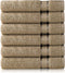 COTTON CRAFT Ultra Soft Hand Towels - 6 Pack - 16x28-100% Cotton