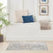 Nourison Astra Machine Washable Area Rug 2'2" x 4', Traditional Denim Multi, Easy Cleaning Non Shedding