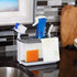 Glad Kitchen Sink Organizer Caddy, 2 Compartments for Sponge, Soap, and Dish Cloth with Drain Holes