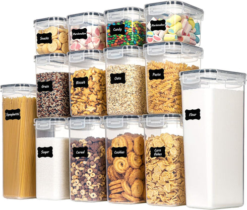 CHEFSTORY Airtight Food Storage Containers Set, 14 PCS Kitchen Storage Containers with