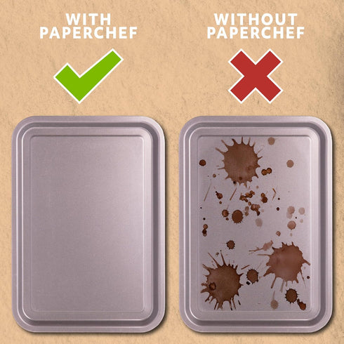 Parchment Bags, Non-Stick Paper for Roasting and Steaming, 10 count
