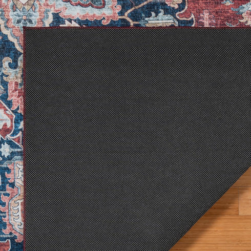 2x6 26144 Gertmenian Indoor Boho Rug - Runner, Non Slip, Super Strong, Ideal for High Traffic Areas in Entryway
