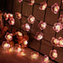 Cherry Blossom Flower String Light, 40 LED 13FT Pink Sakura Fairy Lights, Battery Powered Decorative Lights for Indoor