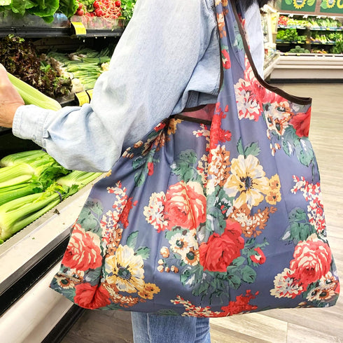 Wrapables Durable and Large Reusable Nylon Shopping Bag
