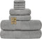 Softolle Luxury 8 Piece Towel Set, 2 Bath Towels 2 Hand Towels