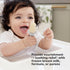 4 Set ezpz Tiny Pops (Blush) - Months+ - Popsicle Mold with Two Wands for Infants - Baby-Led Weaning + Teething