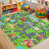 Kids Room Rug - Soft & Non-Slip 4x5 Ft Town Car Rugs