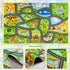 DINSUMRUG Cars,59"X39.4" Car Rugs for Kids Toy Animal Road Rug for Kids,Non Slip Zoo Road Map Cars Track Mat,Washable