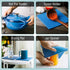 BTaT Silicone Trivet Mats, 2 Pack Green Silicone Hot Pads for Kitchen, Trivets for Hot Pots and Dishes