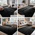 5x8 Area Rugs for Living Room: Soft Fluffy Shag Black Rugs for Bedroom, Non Slip Large Fuzzy Plush Rug Indoor Floor
