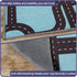 Country 3' 5' Superior Indoor Kids Rug, Washable, Non-Slip, Multi Color Playmat, Perfect for High Traffic Playroom