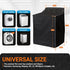 BlueStars 2PCS Premium Washing Machine Covers for Top-load Outdoor Protection W29”x D28”x H43” (Black)