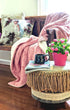 Tache Cupid's Horn Throw Pillow Cushion Cover, 1 Piece, 18 X 18 Inch