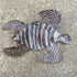 Sea Turtles Beach Metal Art - Set of 2 Nautical Wall Hanging Figurines, Handmade in Haiti, 6 x 7.75 Inches
