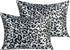 NTBAY 2 Pack Satin Pillowcases for Hair and Skin, Leopard Printed 20x26 Inches with Envelope Closure