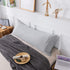 Jersey Knit Pillowcase Set - All Season Soft Cozy Cases, T-Shirt Jersey Cotton of One Pillow Case (Light Gray, Body