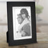 Malden 4x6 Picture Frame - Black, Wide Real Wood Molding, Real Glass