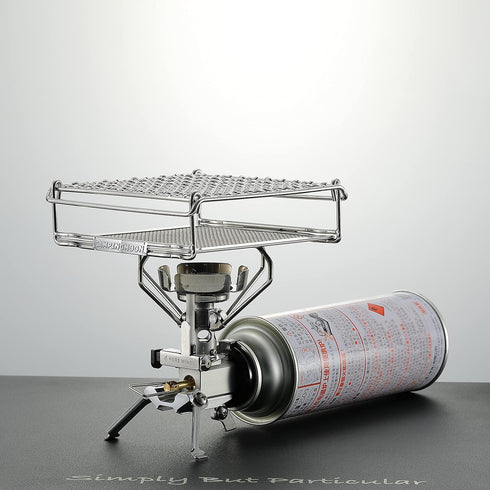 CAMPINGMOON Bread Toaster for Camping Stove, 304 Stainless Steel, Small Size US-1312