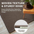 IOHOUZE Washable Runner Rug 2'x7', Rubber Backing for Hallways, Indoor Kitchen Rugs, Woven Cotton Floor Carpet (Brown)