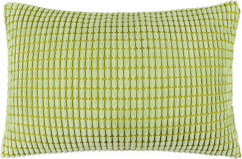 uxcell Soft Corduroy Throw Pillow Cover, Corn Striped Decorative Cushion Cover, 12" x 18", Pale Green
