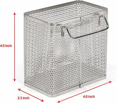 Kitchen Utensil Chopsticks Holder, 304 Stainless Steel Storage Organizer, Dishwasher Safe