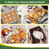 E-far Baking Sheet with Cooling Rack Set, 3 Pans + 3 Racks, Stainless Steel Cookie Sheets for Oven