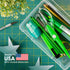 IRIS USA Pencil Case Plastic Pouch Box Storage Organizer, 10-Pack, Clear, for Beads, Pens, Art Supplies