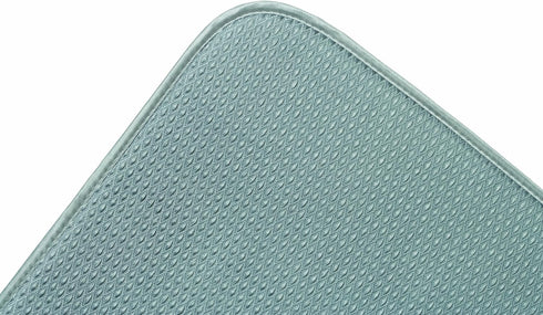 Microfiber Dish Drying Mat, Gray, 16 by 18-Inch
