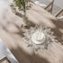 SynHHergyx 2 15 Inch Natural Linen Doilies, Pcs Round Lace Doilies for Tables Neutral Earth Tones Beige Table Topper