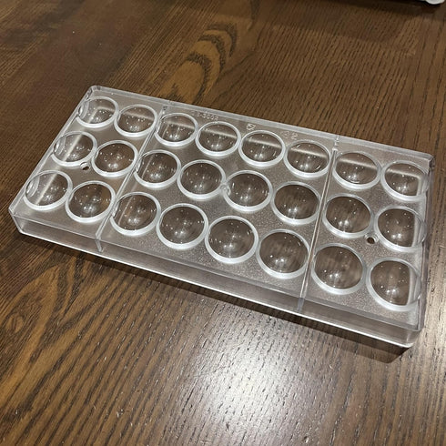 Goldbaking Semi Sphere Chocolate Mould, PC Polycarbonate Hemisphere Chocolate Mold (s 1.2inch)