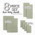 8 Set 100% GREEN LIFESTYLE Luxury Piece Cotton Towel - Soft Absorbent Bath Towels, Hand Towels & Washcloths