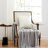 GIGIZAZA Decorative Couch Pillow Covers, Set of 2, 24 x 24 White Thick Cushion Pillows for Sofa