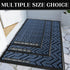 Yimobra Door Mat - All-Season Outdoor Indoor Sturdy Doormat for Home Entrance, Heavy Duty Non Slip, Blue 29.5 x 17 Inch