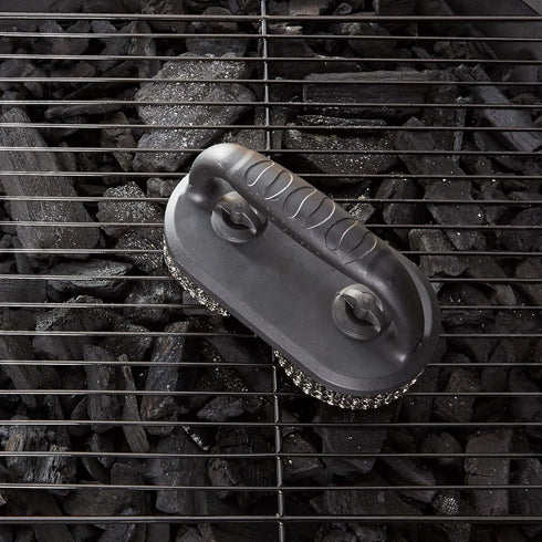 Black Short Handle Mesh Grill Brush for Easy Cleaning