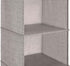 6 Closet Whitmor Hanging Accessory Shelves - Section Organizer - Light Grey