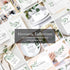 Bliss Collections Share a Memory Cards, Rustic Greenery, 4"x6" Cards for Weddings, Showers, Birthdays, and Celebrations