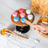 Reusable Classic Bamboo Toast Tongs - Wood Cooking Tong, Ideal for Toaster, Fruits, Bread, Set of 2
