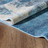 LUXE WEAVERS Abstract Distressed Area Rug, Blue, 2x3