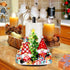 HNBYTJ Countertops 2 Christmas Paper Towel Holder, Christmas Gnomes Santa Claus Decor, Metal Stand Towels Paper Holder