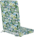 Magpie Fabrics Swimming 45"x20"x3", Outdoor/Indoor High Back Square Corner Chair Cushion with Handle & Ties, Waterproof