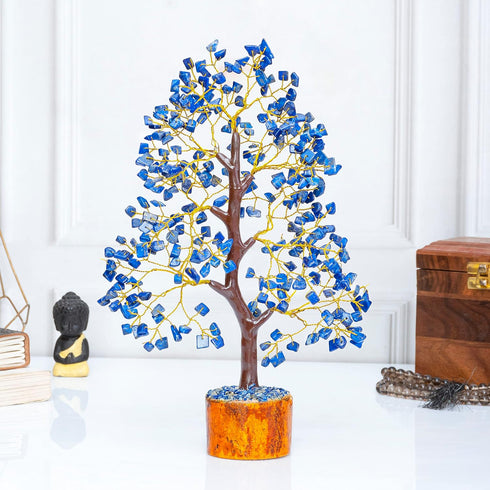 Lapis Lazuli Tree - Crystal Tree of Life, Gemstone Tree for Feng Shui, Positive Energy, Healing Crystals, Spiritual Gift