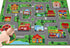 59"x39.4", Kid(59X39.4Inch,Green) Kids Carpet Playmat Rug Car Rug for Kids Cars, Non-Slip Town City Road Map Kids Rugs
