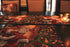 Tache Home Fashion Down The Chimney Santa Claus Christmas Tapestry Table Runner, 13x54, Red, Green, White, Gold