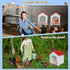 Nesting Boxes for Chicken, Plastic Single Compartment Chicken Nesting Box for Laying Eggs for Hens, Ducks and Poultry